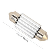 10 PZ 41mm DC12V / 1.7W / 7000K / 70LM 4LED SMD-5050 Lampada da lettura per auto, 41mm, 4LEDs SMD-5050