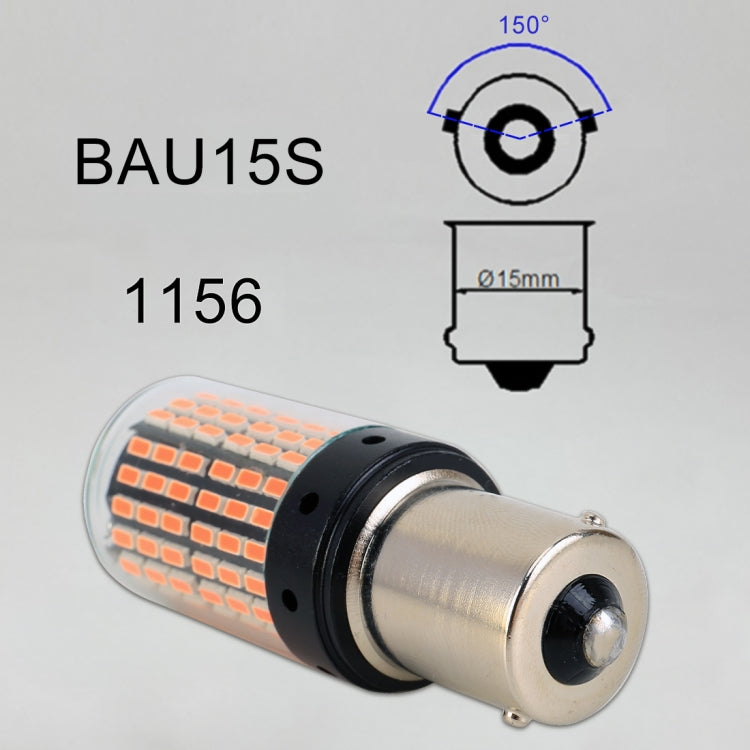 2 luci di direzione automatiche per auto 1156 / BAU15S DC12V / 18W / 1080LM con lampade SMD-3014, 1156 / BAU15S