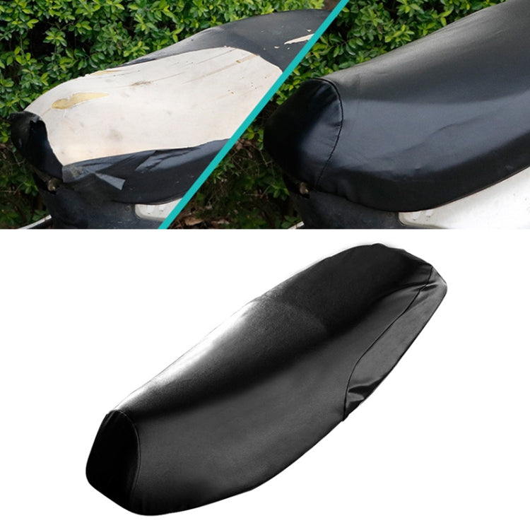 Coprisedile impermeabile in pelle nera per moto taglia M