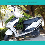 Coprisedile impermeabile in pelle nera per moto taglia M