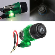 Accendisigari standard europeo per auto 10A 12V assemblaggio completo con luce