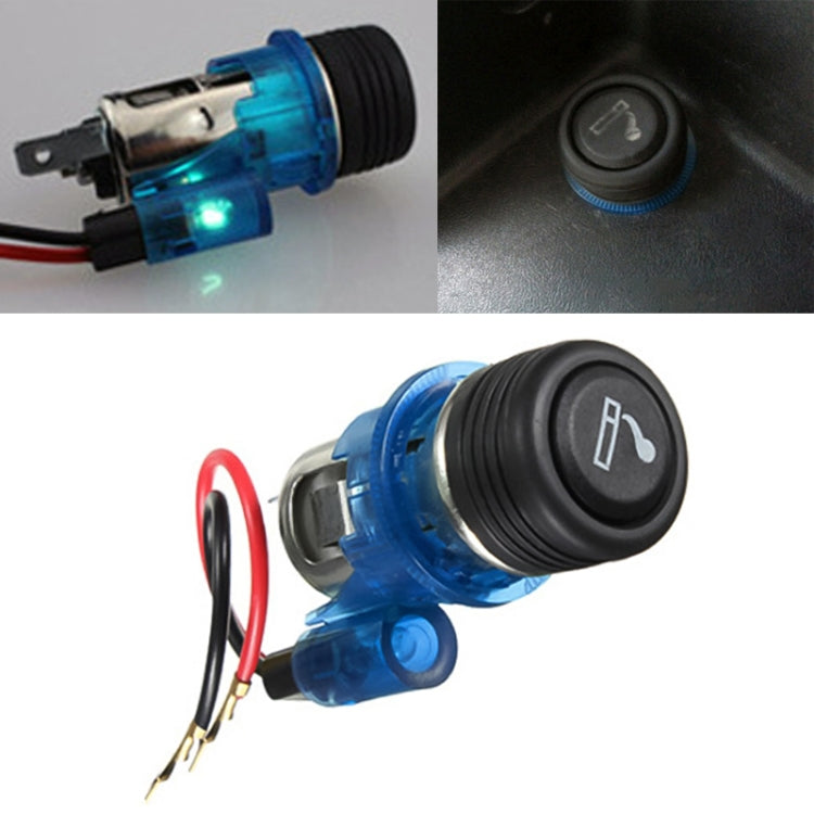 Accendisigari standard europeo per auto 10A 12V assemblaggio completo con luce