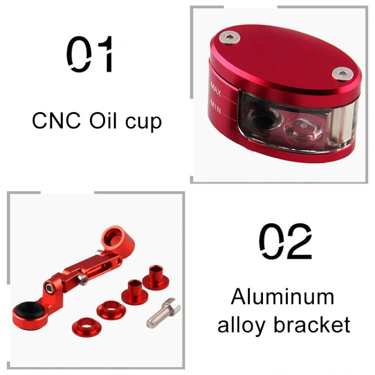 Parti di modifica del motociclo Olio liquido freno anteriore Coppa olio freno universale per Kawasaki / Suzuki
