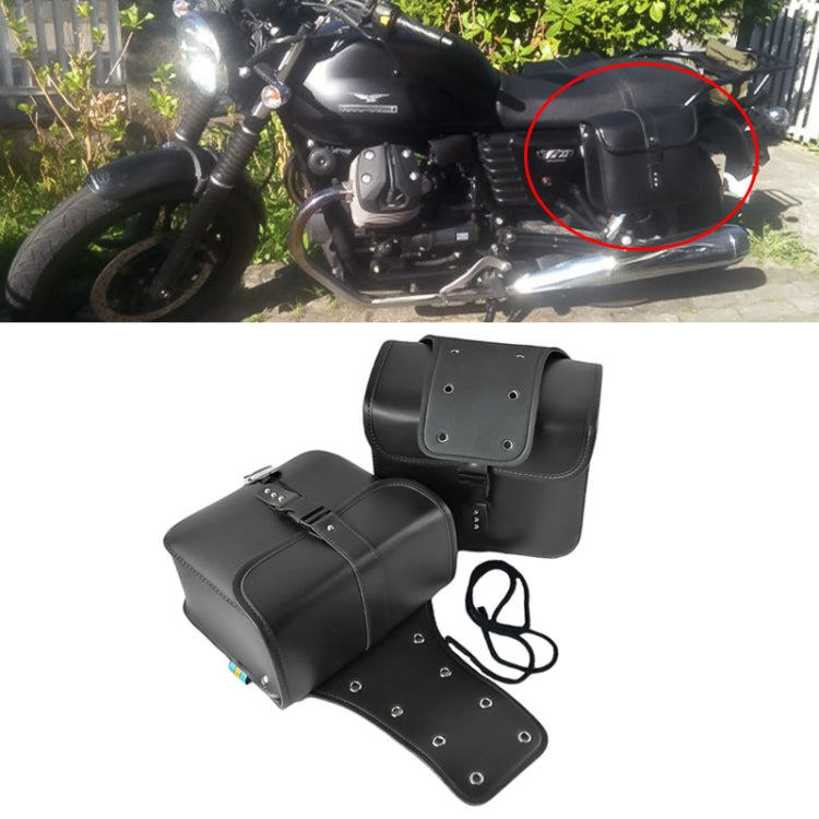 Accessori moto Kit borsa da cavaliere in pelle con lato modificato della scatola