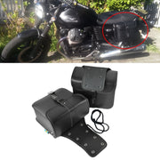 Accessori moto Kit borsa da cavaliere in pelle con lato modificato della scatola