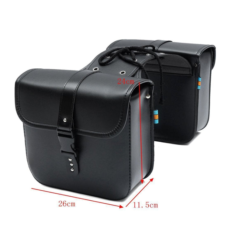 Accessori moto Kit borsa da cavaliere in pelle con lato modificato della scatola