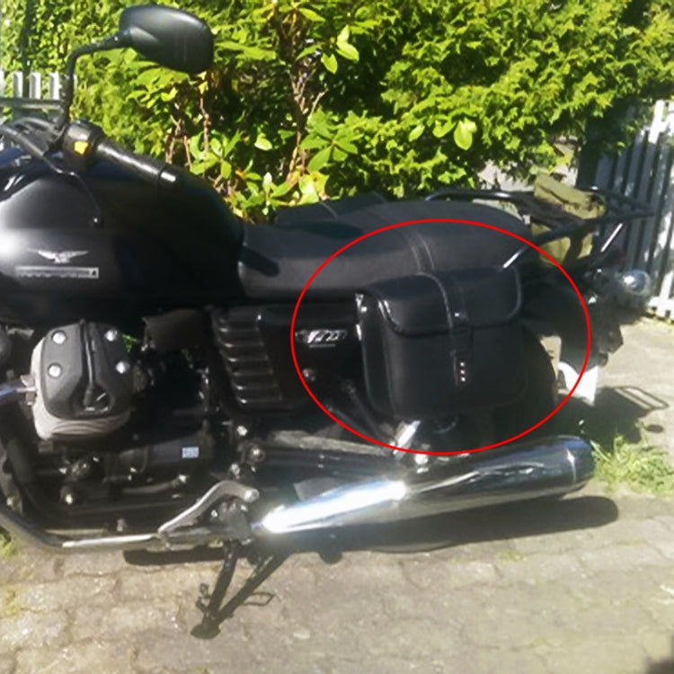 Accessori moto Kit borsa da cavaliere in pelle con lato modificato della scatola