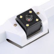 JX-9488 720x540 Pixel Effettivi NTSC 60HZ CMOS II Telecamera di retromarcia per auto universale impermeabile con lampada 4LED a luce bianca da 2W 80LM 5000K, DC 12V, Lunghezza cavo: 4m, White, Silver