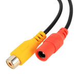 JX-9488 720x540 Pixel Effettivi NTSC 60HZ CMOS II Telecamera di retromarcia per auto universale impermeabile con lampada 4LED a luce bianca da 2W 80LM 5000K, DC 12V, Lunghezza cavo: 4m, White, Silver