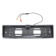 JX-9488 720x540 Pixel effettivi NTSC 60HZ CMOS II Telecamera di retromarcia per auto universale impermeabile in fibra di carbonio con lampada 4LED a luce bianca 2W 80LM 5000K, DC 12V, Lunghezza cavo: 4m, Black (Carbon Fiber )