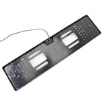JX-9488 720x540 Pixel effettivi NTSC 60HZ CMOS II Telecamera di retromarcia per auto universale impermeabile in fibra di carbonio con lampada 4LED a luce bianca 2W 80LM 5000K, DC 12V, Lunghezza cavo: 4m, Black (Carbon Fiber )