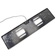 JX-9488 720x540 Pixel effettivi NTSC 60HZ CMOS II Telecamera di retromarcia per auto universale impermeabile in fibra di carbonio con lampada 4LED a luce bianca 2W 80LM 5000K, DC 12V, Lunghezza cavo: 4m, Black (Carbon Fiber )