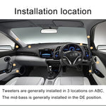 2 PCS T120 10W 98dB Car Dome Tweeter Audio Altoparlante Altoparlante Alti