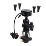 Caricabatterie per telefono con staffa per telefono in lega di alluminio a forma di X per motocicletta 5V 2.1A, CS-416A3