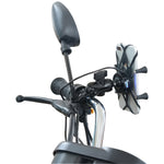 Caricabatterie per telefono con staffa per telefono in lega di alluminio a forma di X per motocicletta 5V 2.1A, CS-416A3