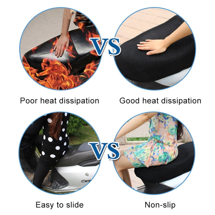 Protezione solare traspirante per moto Doppio strato 3D a nido d'ape con piccolo foro in poliestere, rete, dimensioni: XXXXL, lunghezza: 103 cm;Larghezza: 63 cm, Size: XXXXL