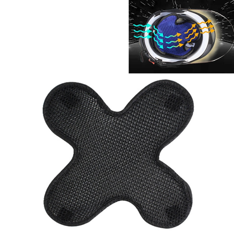 Imbottitura traspirante con rete a nido d'ape 3D per casco