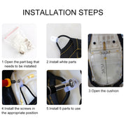 Accessori per borse da seduta rimontate per moto. Ricezione di borse di stoccaggio, Motorcycle Seating Bag