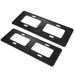 Supporto per supporto per telaio con staffa per targa in fibra di carbonio da 2 pezzi (nero), Carbon Fiber