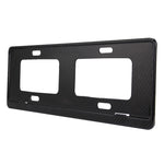 Supporto per supporto per telaio con staffa per targa in fibra di carbonio da 2 pezzi (nero), Carbon Fiber