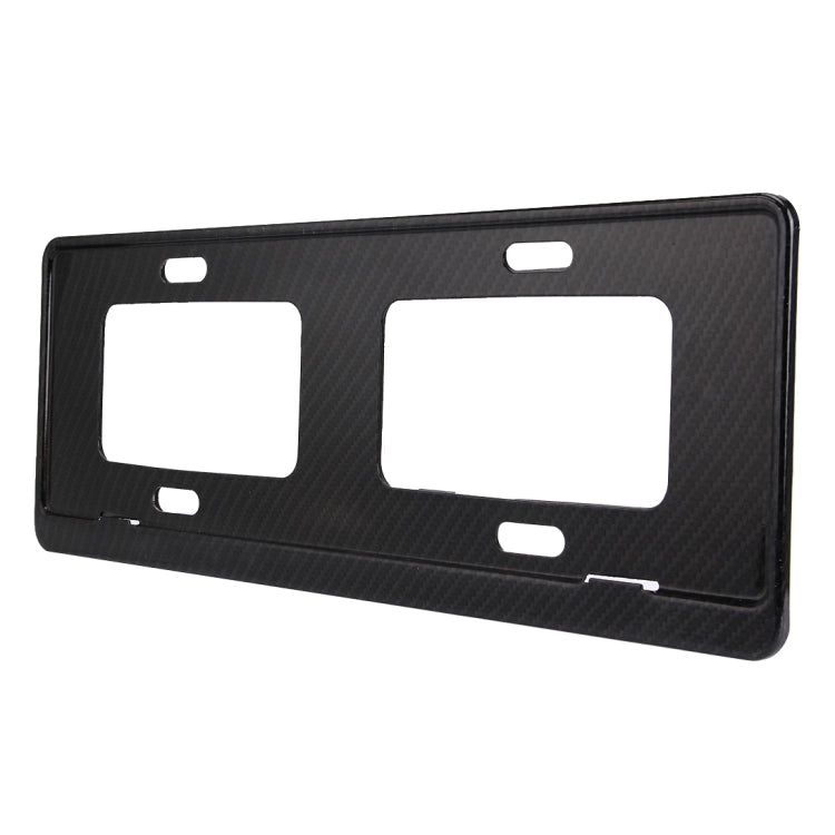 Supporto per supporto per telaio con staffa per targa in fibra di carbonio da 2 pezzi (nero), Carbon Fiber
