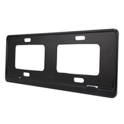 Supporto per supporto per telaio con staffa per targa in fibra di carbonio da 2 pezzi (nero), Carbon Fiber