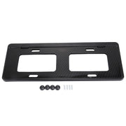 Supporto per supporto per telaio con staffa per targa in fibra di carbonio da 2 pezzi (nero), Carbon Fiber