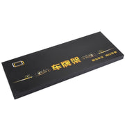 Supporto per supporto per telaio con staffa per targa in fibra di carbonio da 2 pezzi (nero), Carbon Fiber