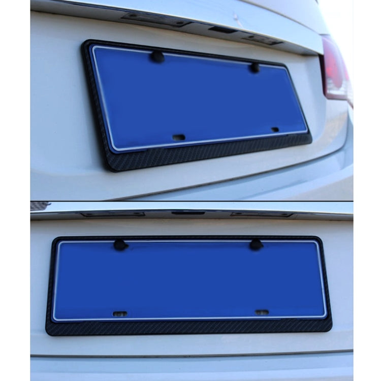 Supporto per supporto per telaio con staffa per targa in fibra di carbonio da 2 pezzi (nero), Carbon Fiber