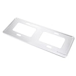 Supporto per supporto per telaio con staffa per targa in lega di magnesio da 2 pezzi (argento), Magnesium Alloy Bracket