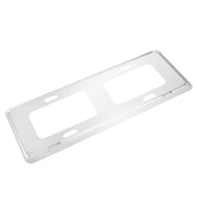 Supporto per supporto per telaio con staffa per targa in lega di magnesio da 2 pezzi (argento), Magnesium Alloy Bracket