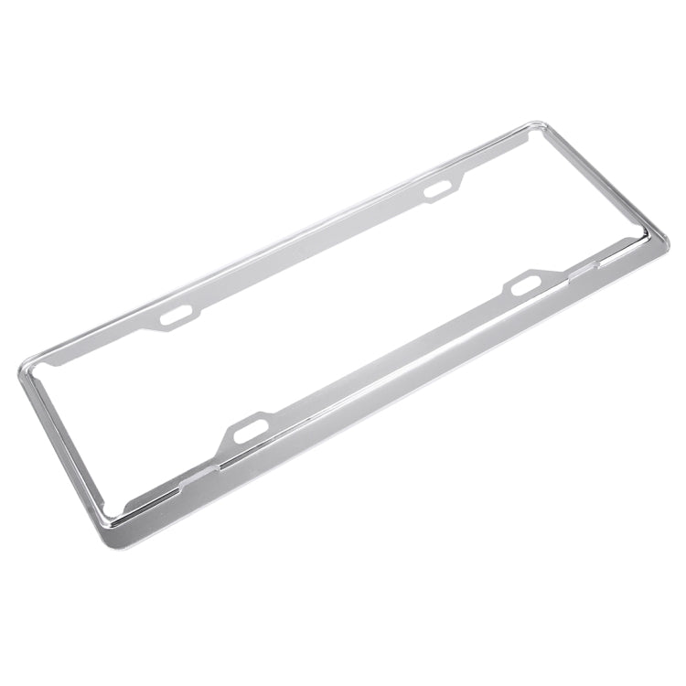 Staffa per telaio in alluminio aerospaziale, supporto per targa per auto, 2 pezzi (argento), Aerospace Aluminum Bracket