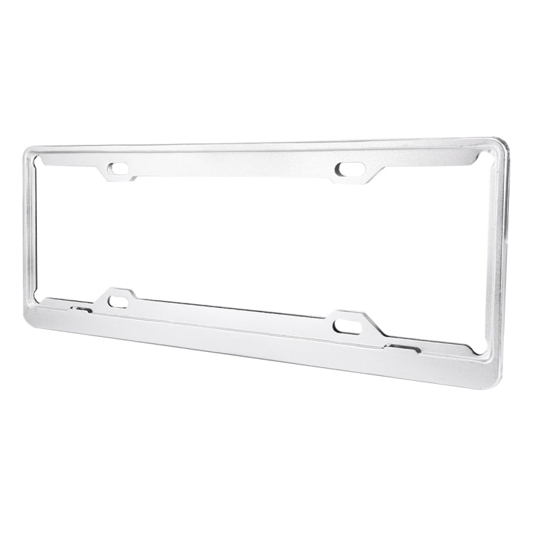 Staffa per telaio in alluminio aerospaziale, supporto per targa per auto, 2 pezzi (argento), Aerospace Aluminum Bracket