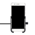 Porta cellulare portatile per caricabatterie USB in lega di alluminio per moto, versione per manubrio, 3089