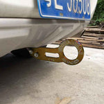 Anello per rimorchio con gancio di traino posteriore in lega di alluminio Benen per auto universale con due fori per viti, Blue, Black, Gold, Purple, Red, Silver