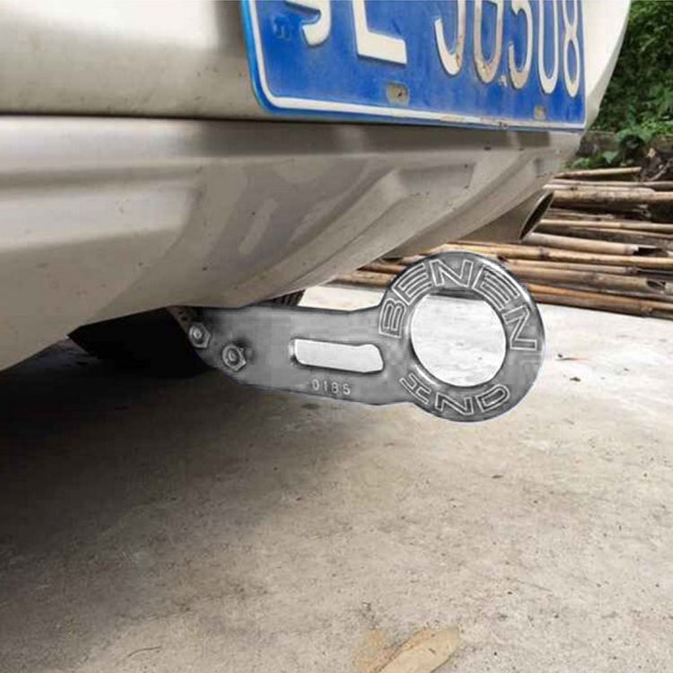 Anello per rimorchio con gancio di traino posteriore in lega di alluminio Benen per auto universale con due fori per viti, Blue, Black, Gold, Purple, Red, Silver