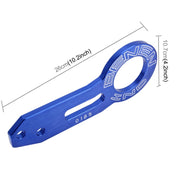 Anello per rimorchio con gancio di traino posteriore in lega di alluminio Benen per auto universale con due fori per viti, Blue, Black, Gold, Purple, Red, Silver