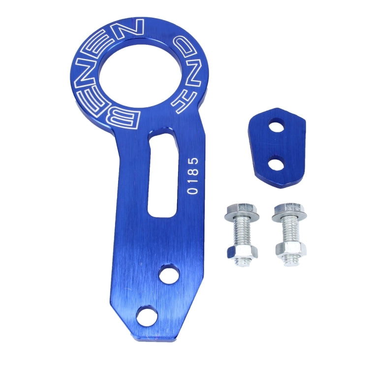 Anello per rimorchio con gancio di traino posteriore in lega di alluminio Benen per auto universale con due fori per viti, Blue, Black, Gold, Purple, Red, Silver