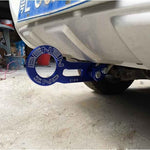 Anello per rimorchio con gancio di traino posteriore in lega di alluminio Benen per auto universale con due fori per viti, Blue, Black, Gold, Purple, Red, Silver
