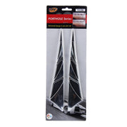 YI-226 2 pezzi Copri adesivi decorativi per parafango con presa d'aria laterale per auto, Air Ventilation 1