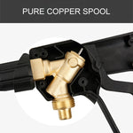 Pistola ad acqua con ugello a foro grande ad alta temperatura e alta pressione per autolavaggio a vapore, settore ugelli di spruzzatura: 2.0, Spray Nozzle Sector: 2.0