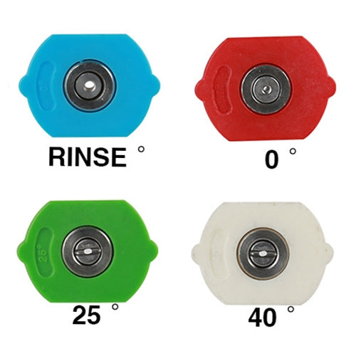 Accessori per rondelle per ugelli a getto per pistola per autolavaggio ad alta pressione, angolo dell'ugello: 15 gradi, Nozzle Angle: 15 Degree
