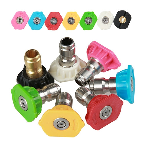 Accessori per rondelle per ugelli a getto per pistola per autolavaggio ad alta pressione, angolo dell'ugello: 15 gradi, Nozzle Angle: 15 Degree