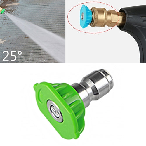 Accessori per rondelle per ugelli a getto per pistola per autolavaggio ad alta pressione, angolo dell'ugello: 25 gradi, Nozzle Angle: 25 Degree