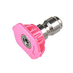 Accessori per rondelle per ugelli a getto per pistola per autolavaggio ad alta pressione, angolo dell'ugello: foro grande da 0 gradi, rosa, Nozzle Angle: 0 Degree Big Hole, Pink