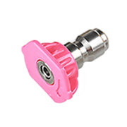 Accessori per rondelle per ugelli a getto per pistola per autolavaggio ad alta pressione, angolo dell'ugello: foro grande da 0 gradi, rosa, Nozzle Angle: 0 Degree Big Hole, Pink