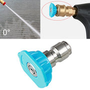 Accessori per rondelle per ugelli a getto per pistola per autolavaggio ad alta pressione, angolo dell'ugello: foro grande da 0 gradi, blu, Nozzle Angle: 0 Degree Big Hole, Blue