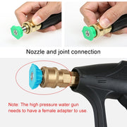Accessori per rondelle per ugelli a getto per pistola per autolavaggio ad alta pressione, angolo dell'ugello: foro grande da 0 gradi, blu, Nozzle Angle: 0 Degree Big Hole, Blue