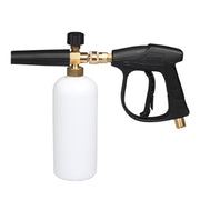Pistola per spruzzatore d'acqua con generatore di schiuma di sapone per autolavaggio ad alta pressione, filo esterno: 22 x 1,5, foro interno: 14, Outer Wire: 22 x 1.5, Inner Hole: 14