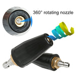 Punte degli ugelli per idropulitrice regolabili ad alta pressione Accessori per rondelle per ugelli a getto per camion, 025 (2,5 GPM) / 3600 PSI, 025(2.5GPM) / 3600PSI